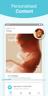 Pregnancy + | Tracker app Screenshot