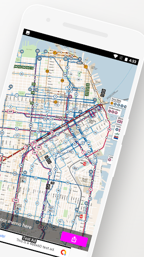 San Francisco Metro Travel Map Screen 2
