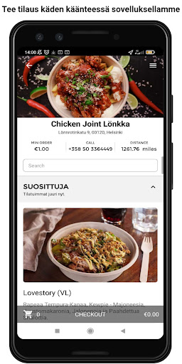 Android application Chicken Joint screenshort