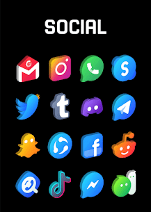 Gradient 3D Icon Pack APK (Patched/Full) 5