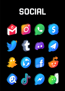 Gradiente 3D Icon Pack APK (remendado/completo) 5