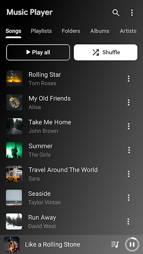 Android application Music Player - MP3 Player screenshort