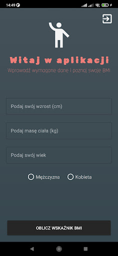Twój kalkulator BMI Screen 2