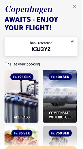 Screenshot of SAS – Scandinavian Airlines