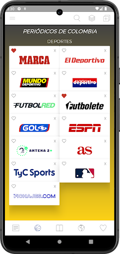 Periódicos Colombianos Screen 2