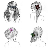 Hairstyle reference step