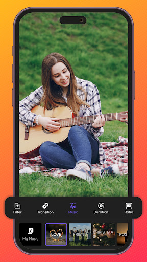 Photo Slideshow & Video Make Screen 3