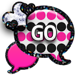 GO SMS - Polka Dots Hearts icon