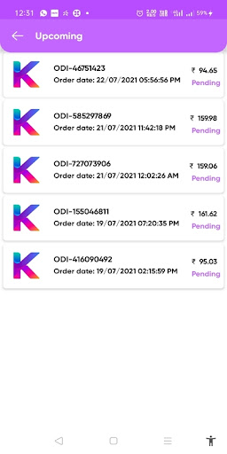 Khaou Vendor Screen 2