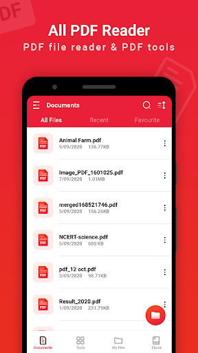 Android application PDF Reader screenshort