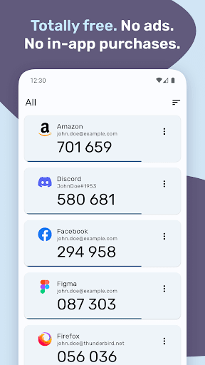 Android application Authenticator Pro screenshort
