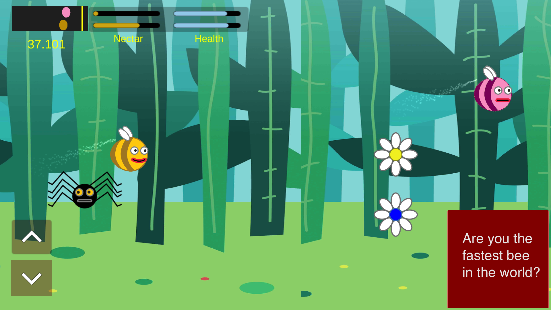 Android application Wing Leader - Bee Racing Game screenshort