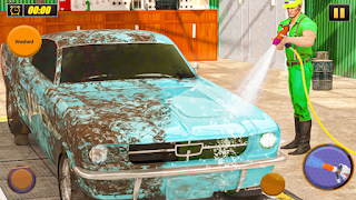 Car Power Wash Car Games 3D - Screenshot 2