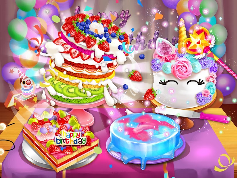 Captura de Pantalla 10 Birthday Cake Design Party - Bake, Decorate & Eat! android