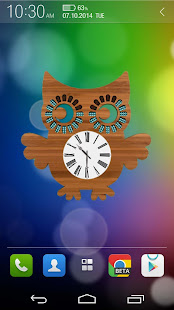 Owl Clock Widget