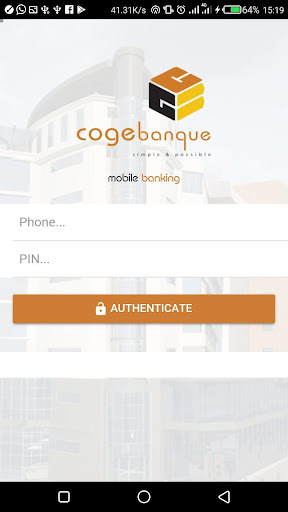 Android application Coge mBank screenshort