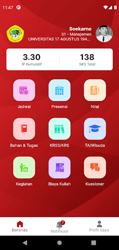 Untag Samarinda Mobile Screen 2