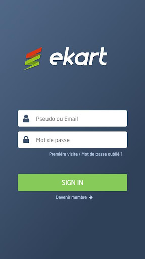Android application eKart screenshort