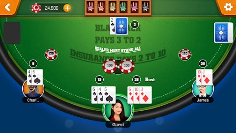 blackjack 21 : Vegas casino frのおすすめ画像5