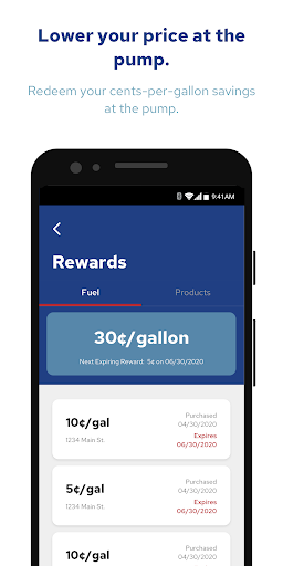 Short Stop Rewards Screen 2