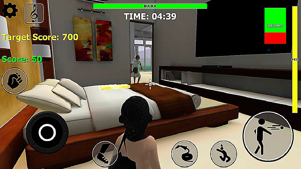 Granny Sim: Baby Granny 3D screenshots