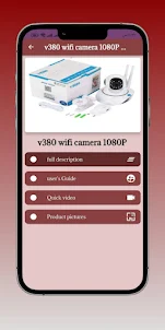 V380 wifi camera 1080P advice