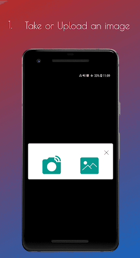 Android application Extract Text from Image screenshort