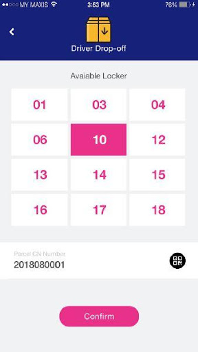 Parcel365 Driver Screen 3
