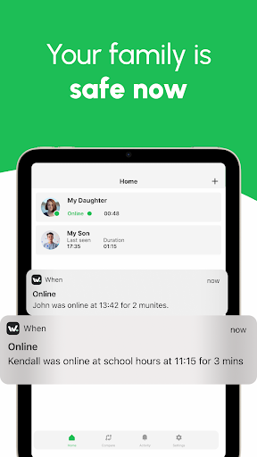 When: WA Family Online Tracker screenshot