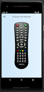 TV Remote Control For AKAI