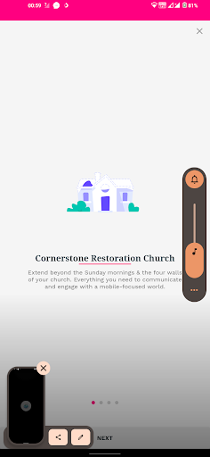 Cornerstone Restoration Church Screen 2