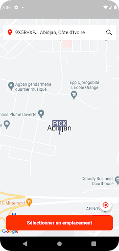 Android application ABIMART CLIENT screenshort