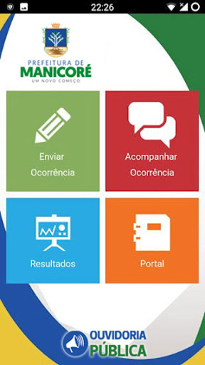 Android application Ouvidoria Manicoré - AM screenshort