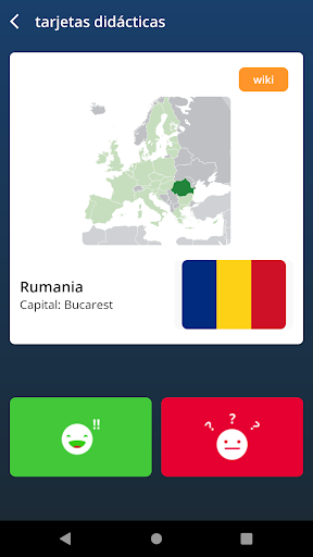 Banderas y capitales del mundo screenshot