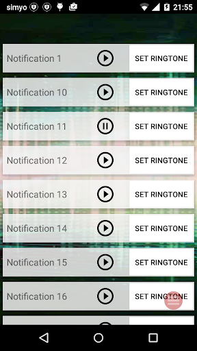 Android application Extra Notification sounds screenshort