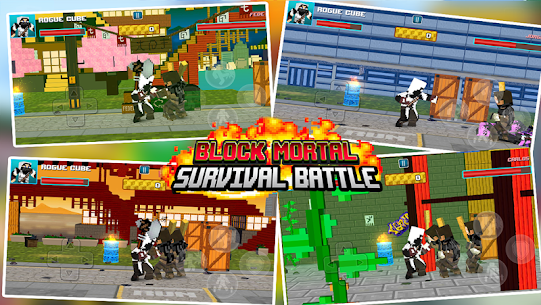 Block Mortal Survival Battle MOD APK (SKIP WAVE/NO ADS) 5