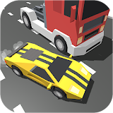 Bloky Traffic Rider Racer 3D icon