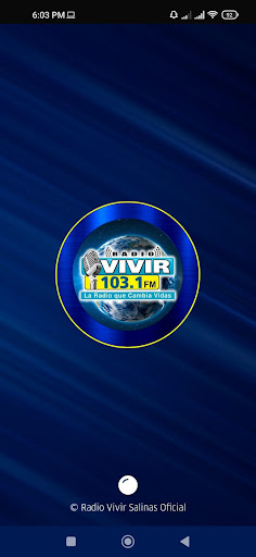 Android application Radio Vivir Salinas Oficial screenshort