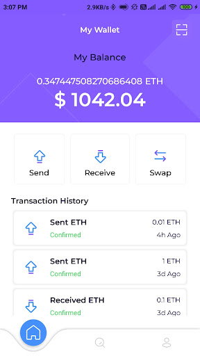 Crypto Wallet Screen 3