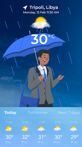 Android application Local Weather: Radar & Widget screenshort