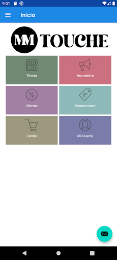 Android application mmtouche screenshort