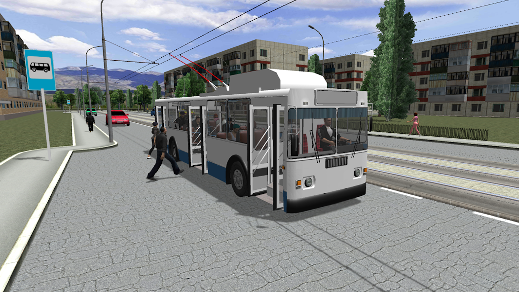Trolleybus Simulator 2018 4.1.4 APK + Mod (Unlimited money) for Android
