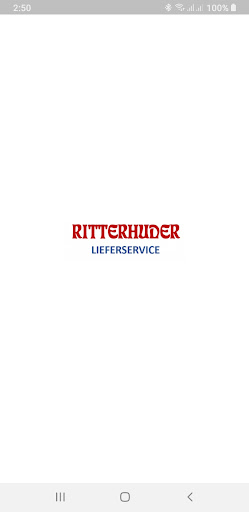 Android application Ritterhuder Lieferservice screenshort