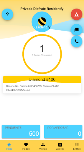Android application Residentfy screenshort