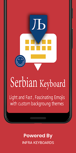 Android application Serbian Keyboard by Infra screenshort