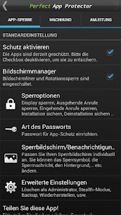 Perfect App Lock (Deutsch) Screenshot