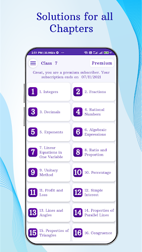 Android application RS Aggarwal Class 7 Solution screenshort