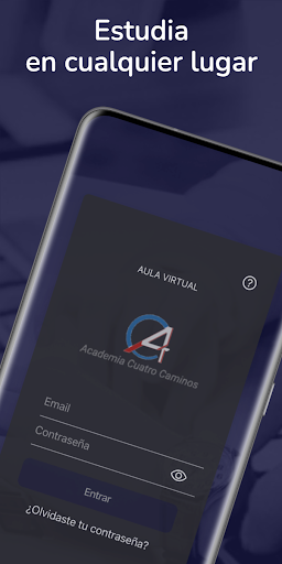 Android application Academia Cuatro Caminos screenshort