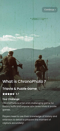 Android application ChronoPhoto Trivia Puzzle Quiz screenshort