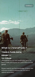 ChronoPhoto Trivia Puzzle Quiz 2.4.0 APK + Mod (Unlimited money) إلى عن على ذكري المظهر